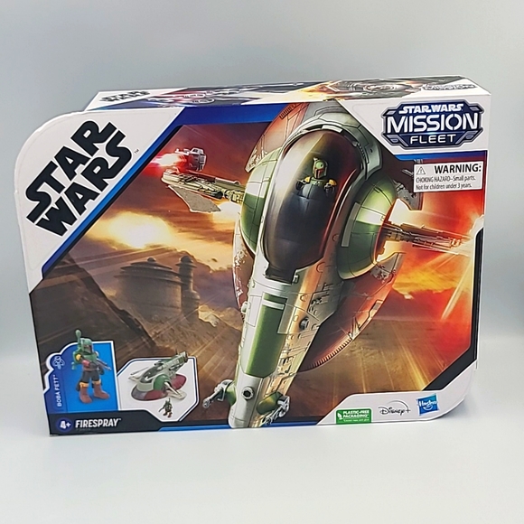 BN Star Wars Mission Fleet Boba Fett and Starship - Picture 1 of 3